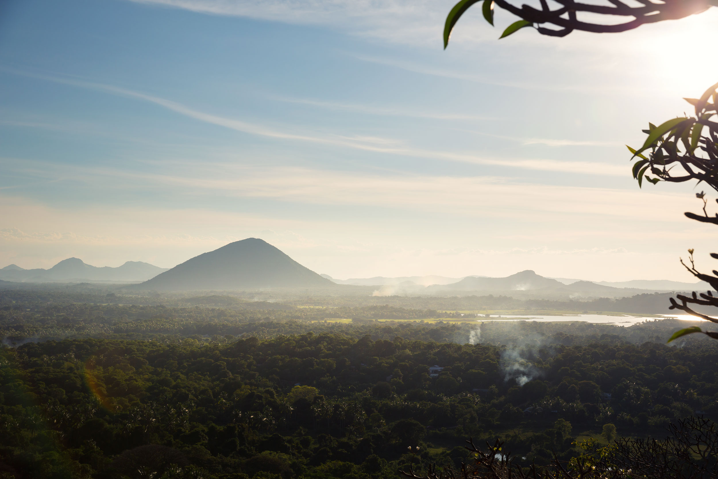 Scenic mountain landscape