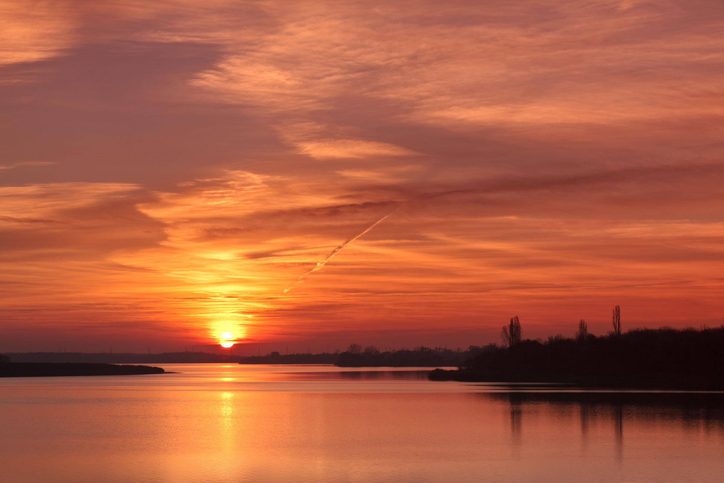 Sunrise on a lake